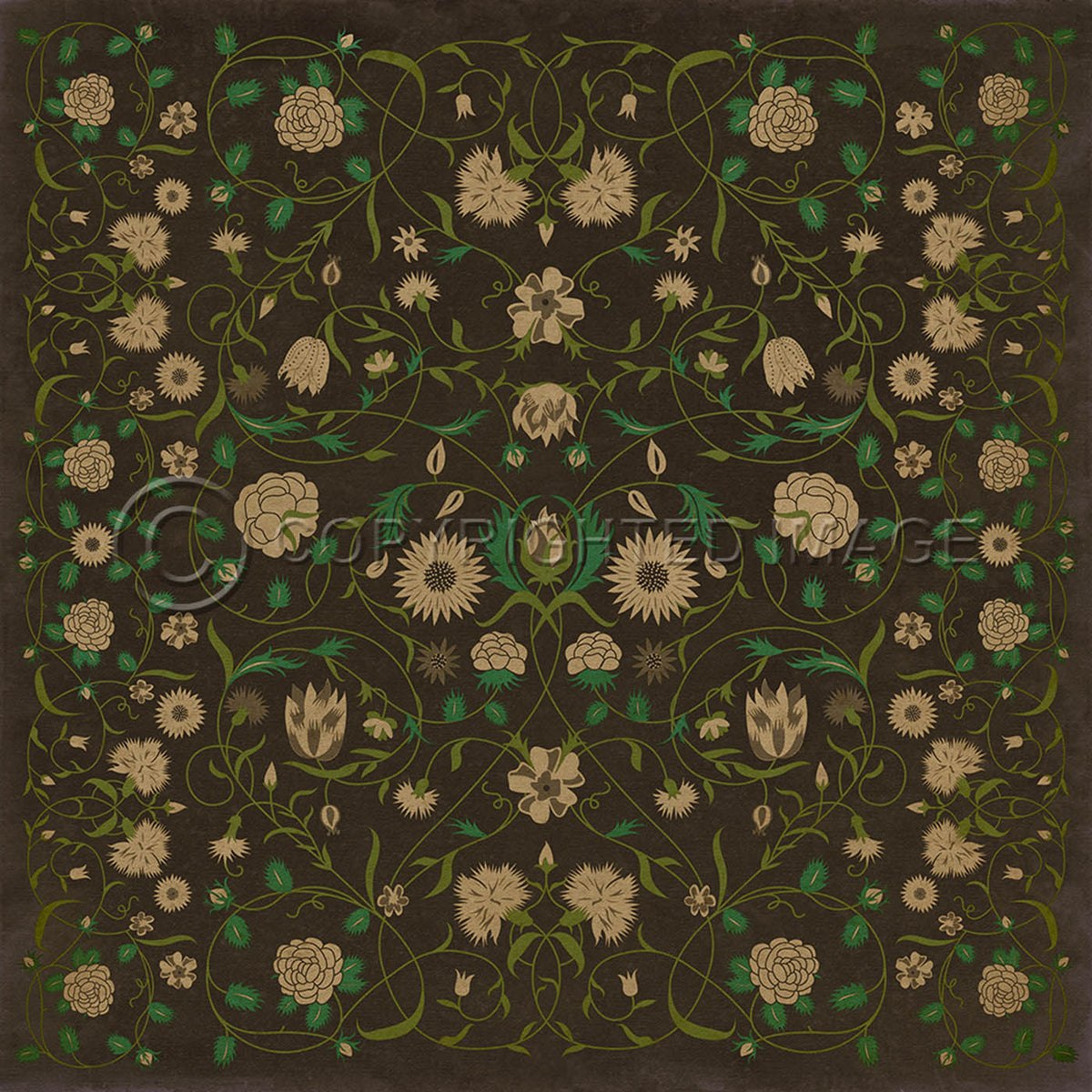 Floral Emma 72x72