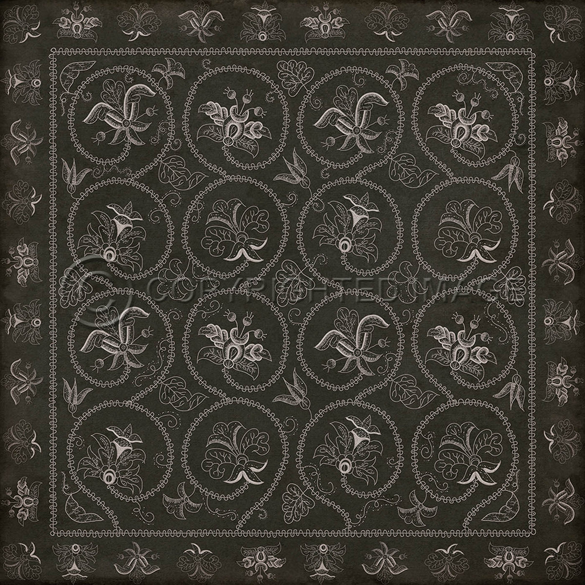 Crewelwork Azalea 60x60