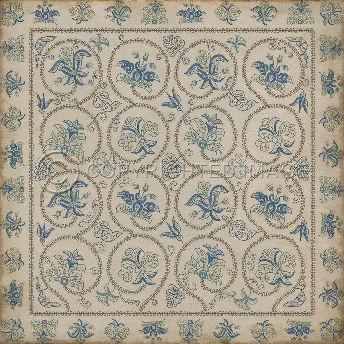 Crewelwork Harvestbell 72x72