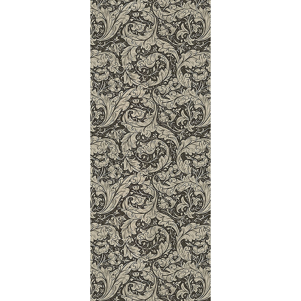 Bachelors Button  Black and Linen 36x90