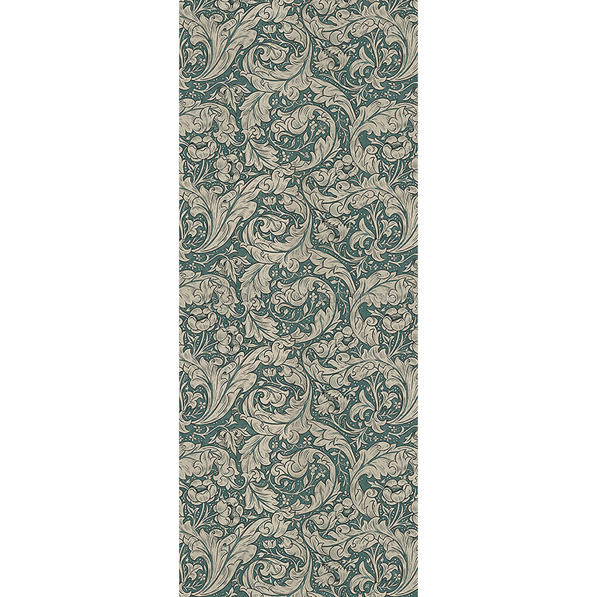 Bachelors Button  Mineral and Linen 36x90