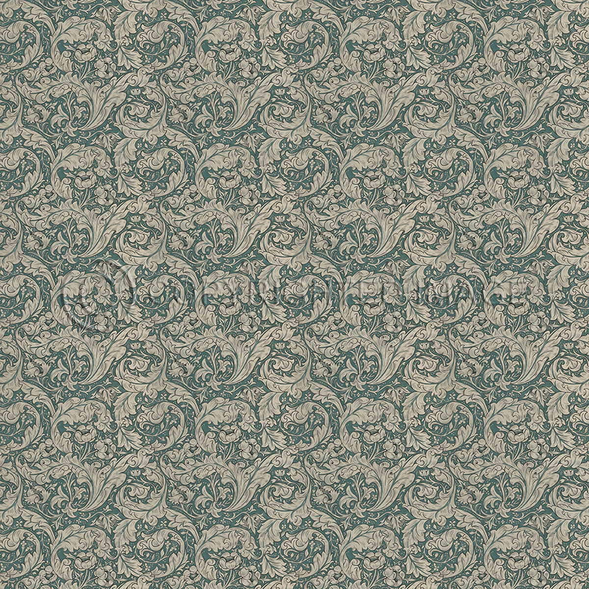 Bachelors Button  Mineral and Linen 120x120