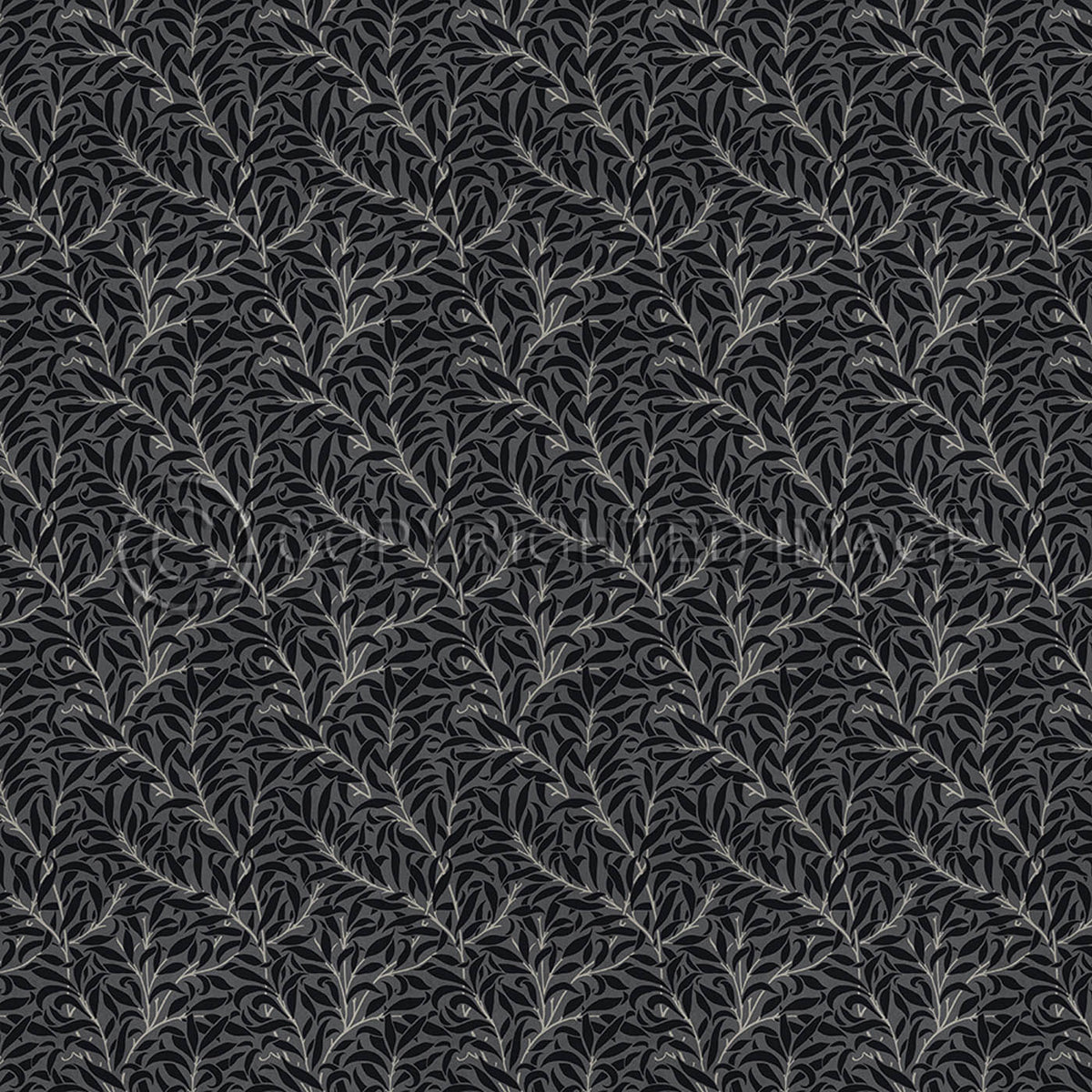 Willow Bough  Black 60x60