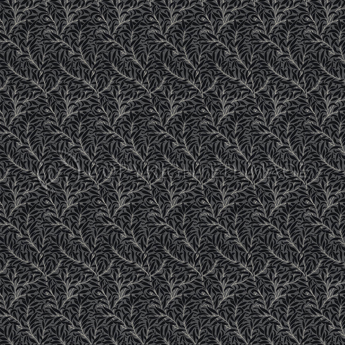 Willow Bough  Black 72x72