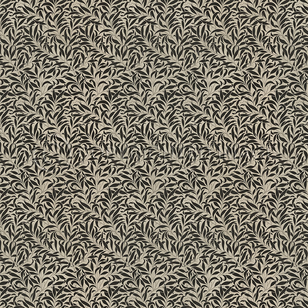 Willow Bough  Hemp and Black 60x60