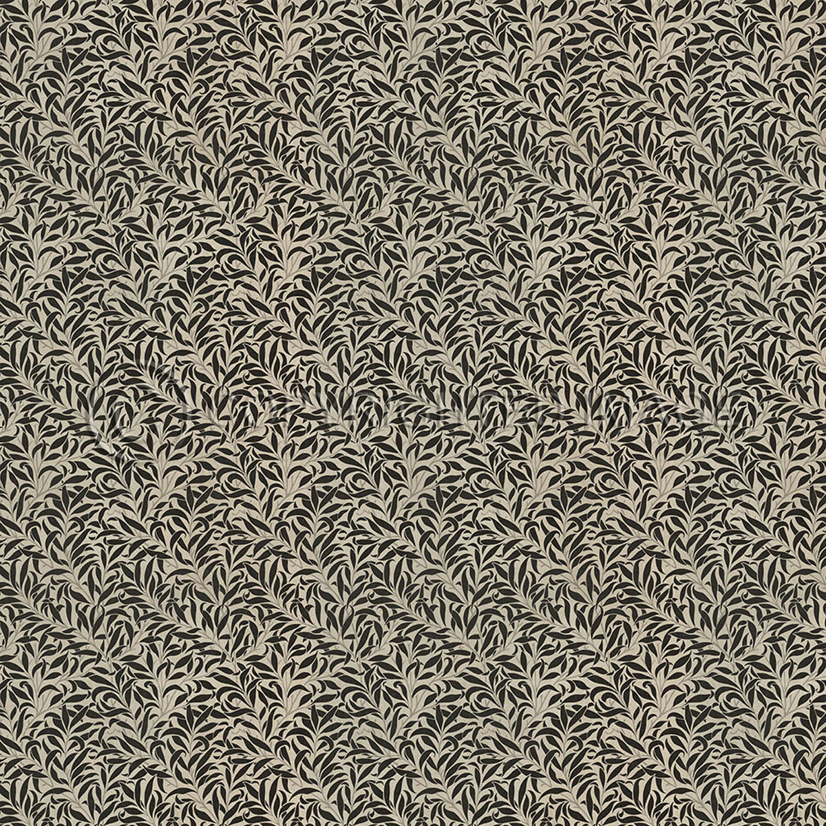 Willow Bough  Hemp and Black 72x72