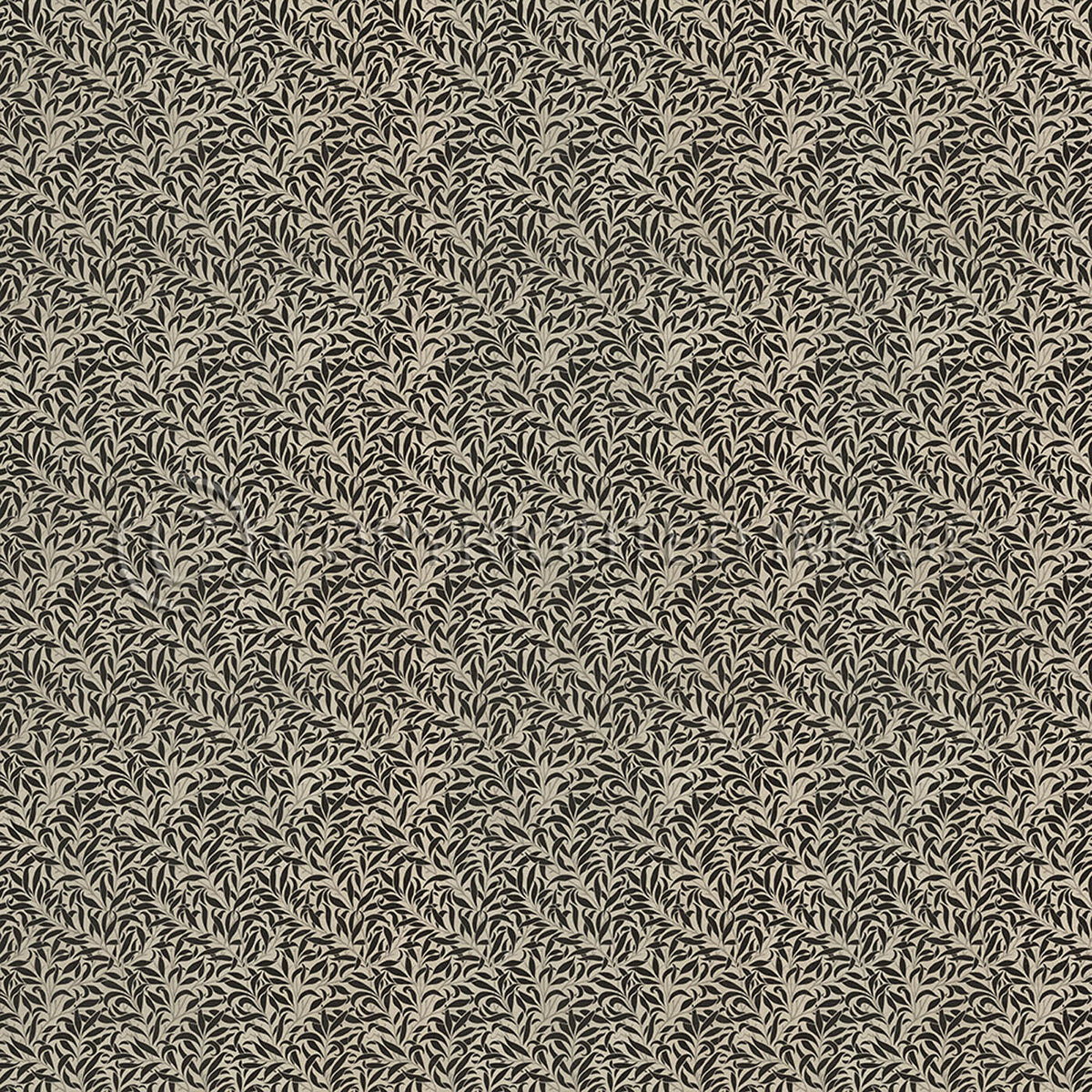 Willow Bough  Hemp and Black 96x96