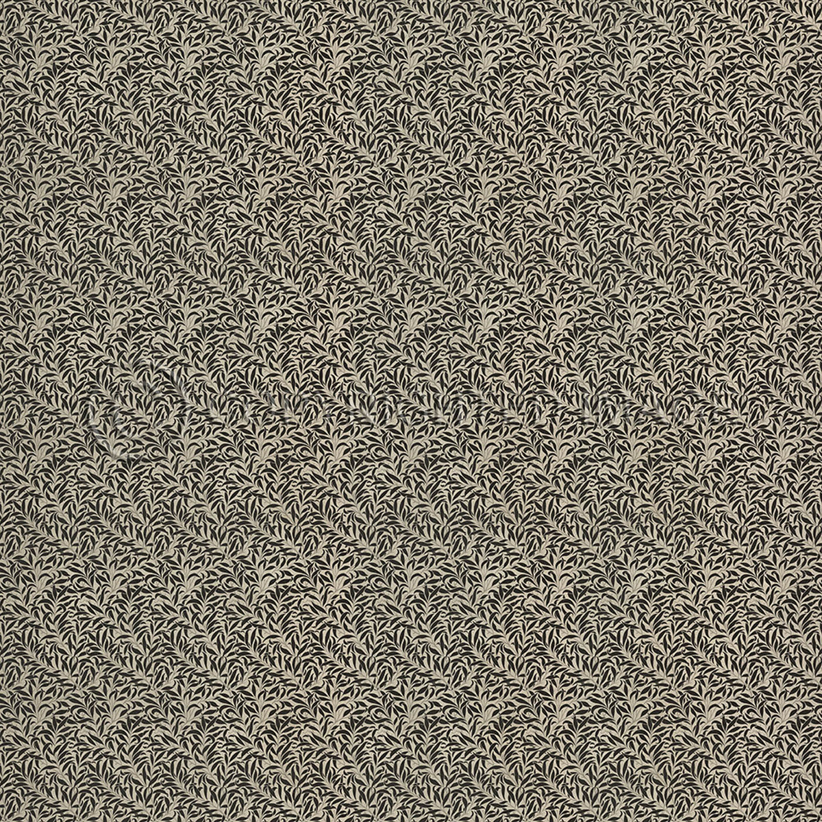 Willow Bough  Hemp and Black 120x120