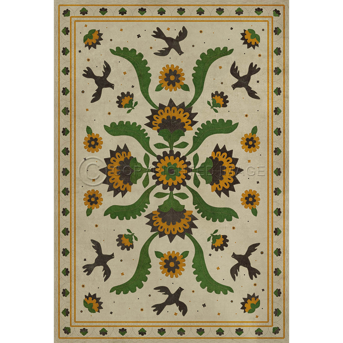 Applique Wild Bees Song 96x140