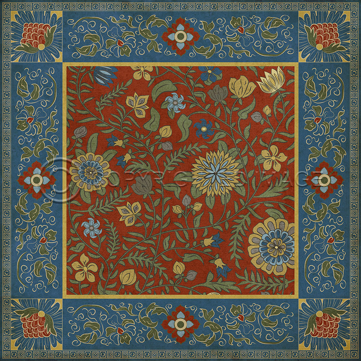 Indian Quilt Darjeeling 72x72