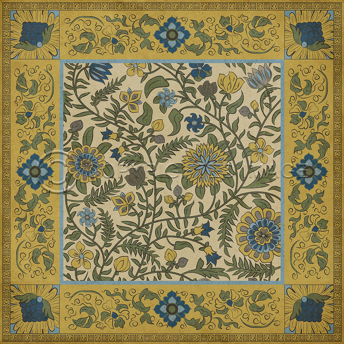 Indian Quilt Sanganer 96x96