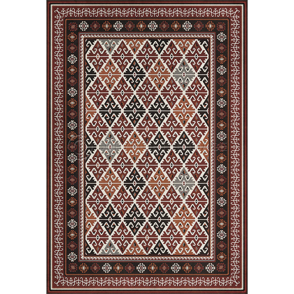 Burdock and Star Russet and Spice 52x76