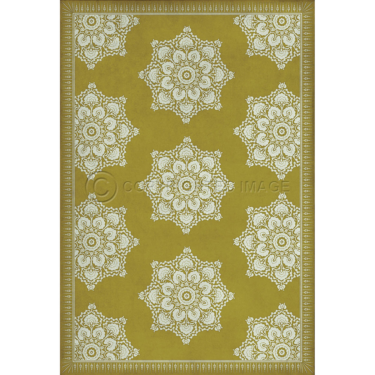 Indian Loop  Mustard 38x56