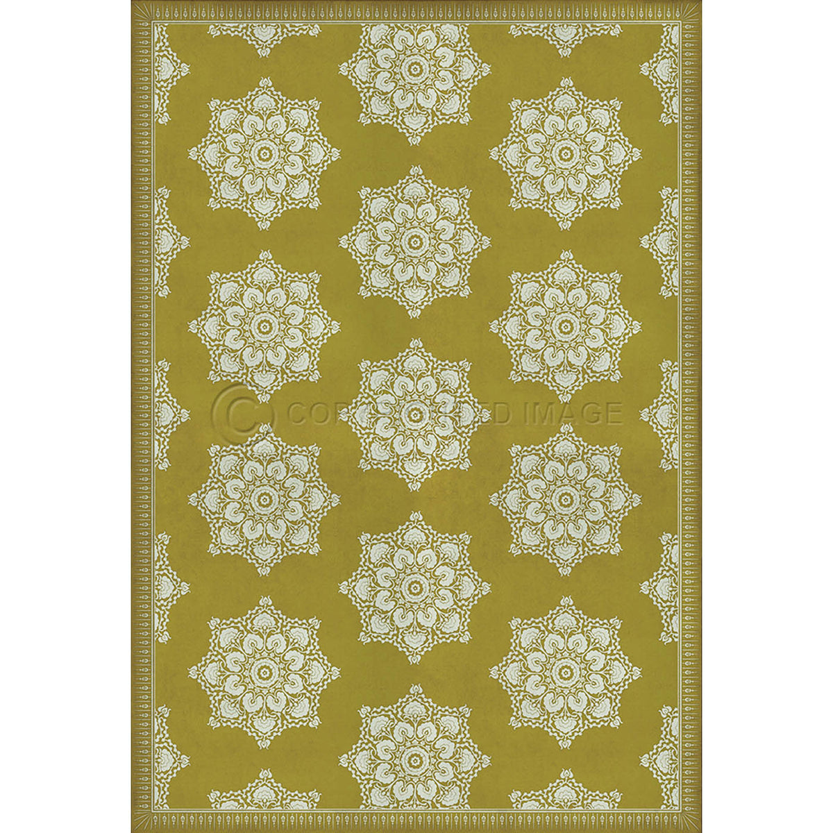Indian Loop  Mustard 96x140