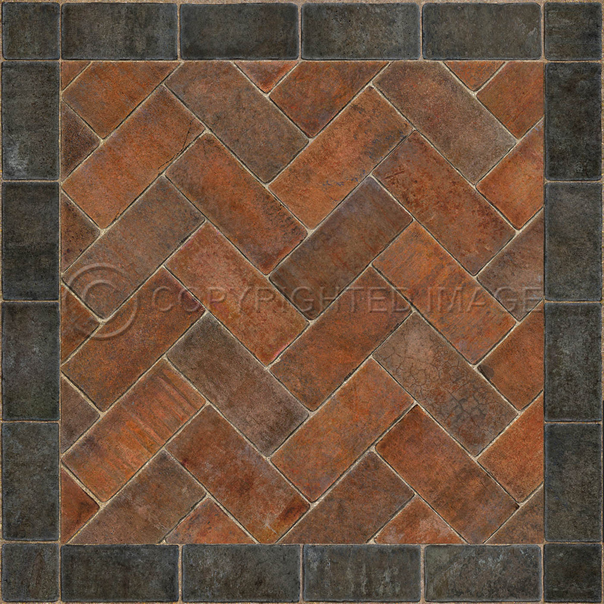 Herringbone Capitol Landing 36x36