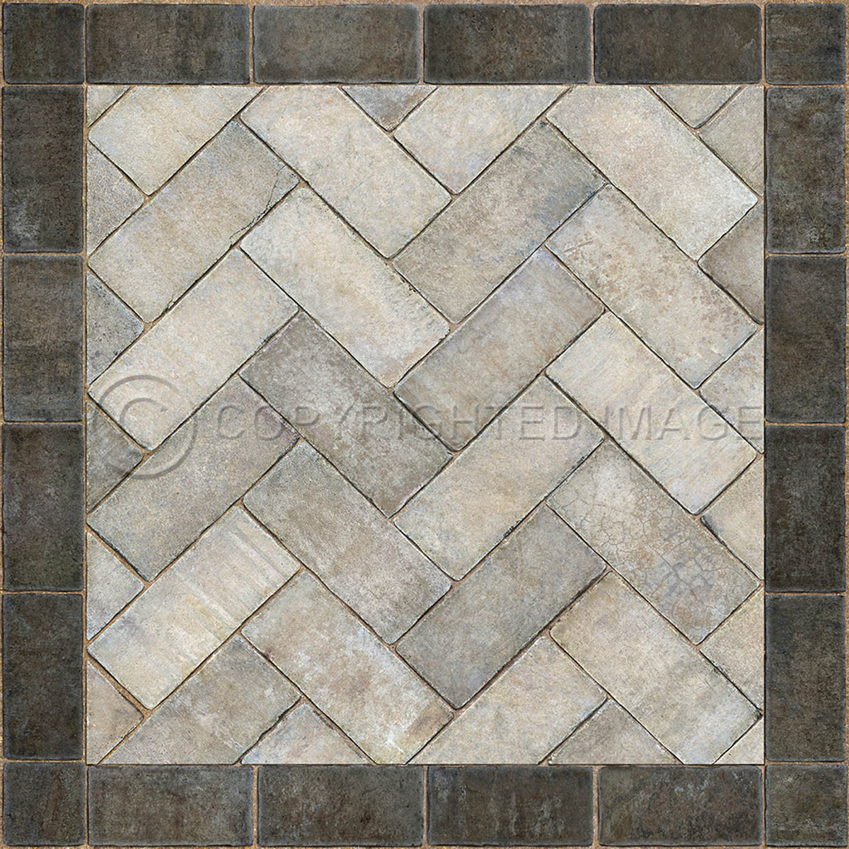 Herringbone The Silversmith 36x36