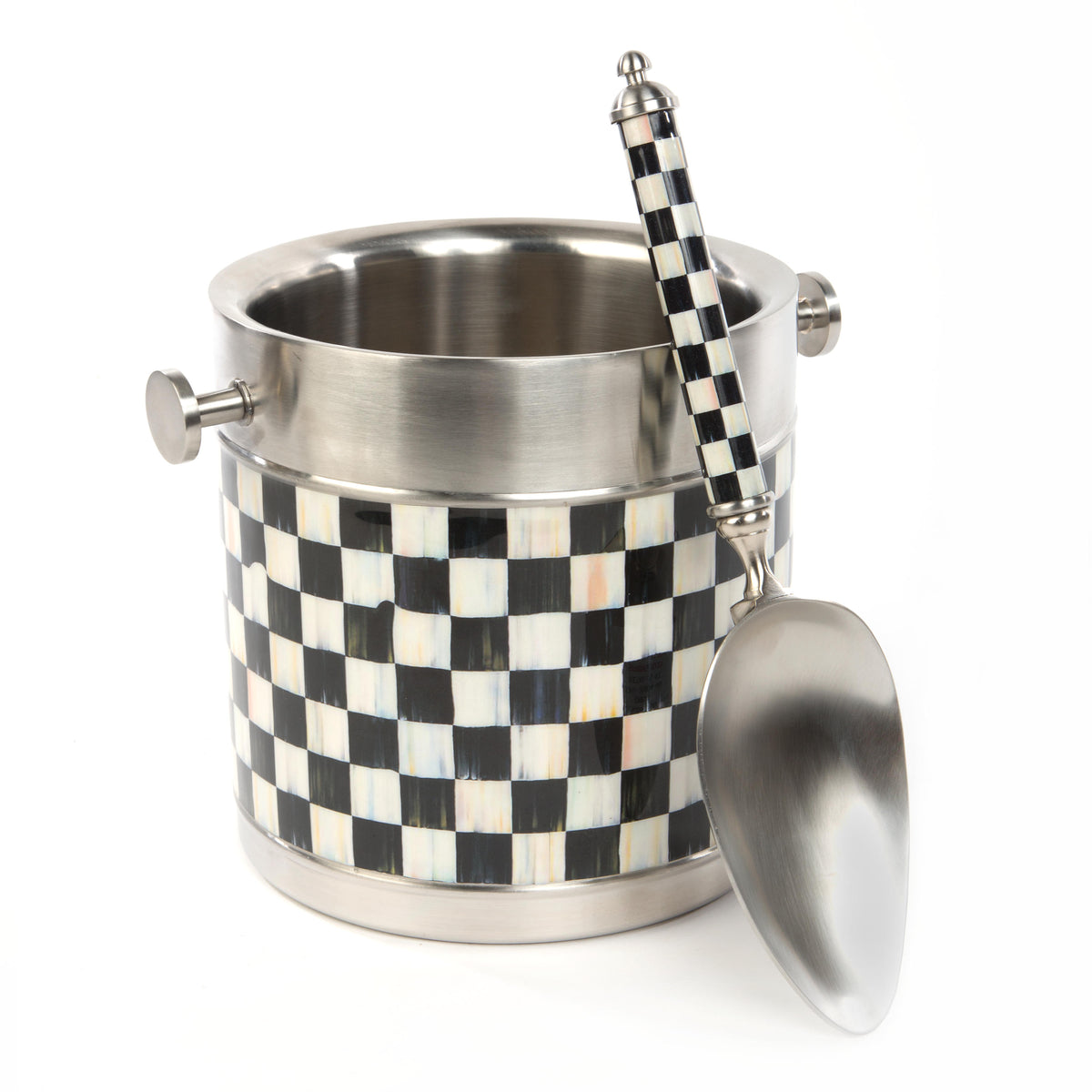 3260 Ice Bucket - Courtly Check