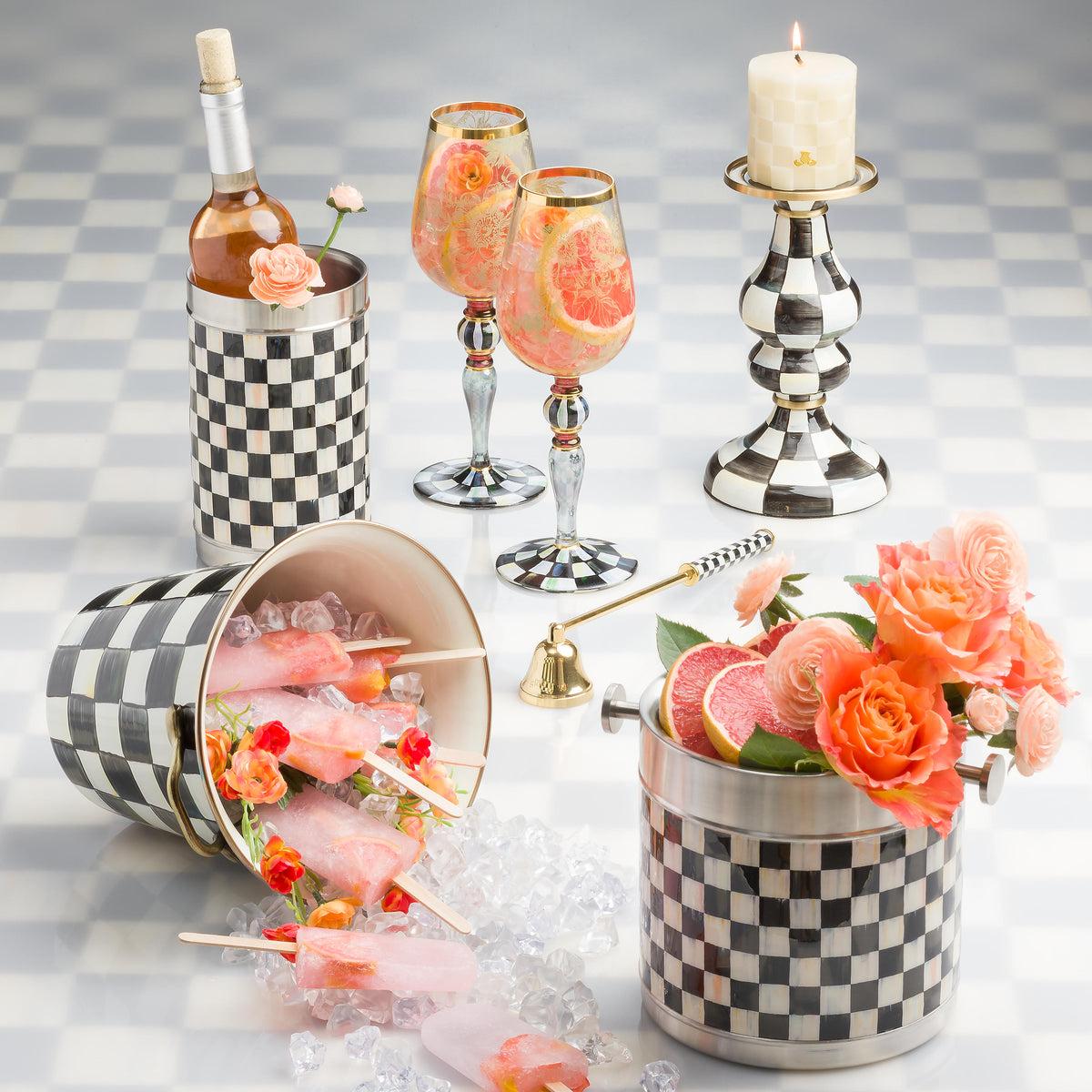 3260 Wine Cooler - Courtly Check