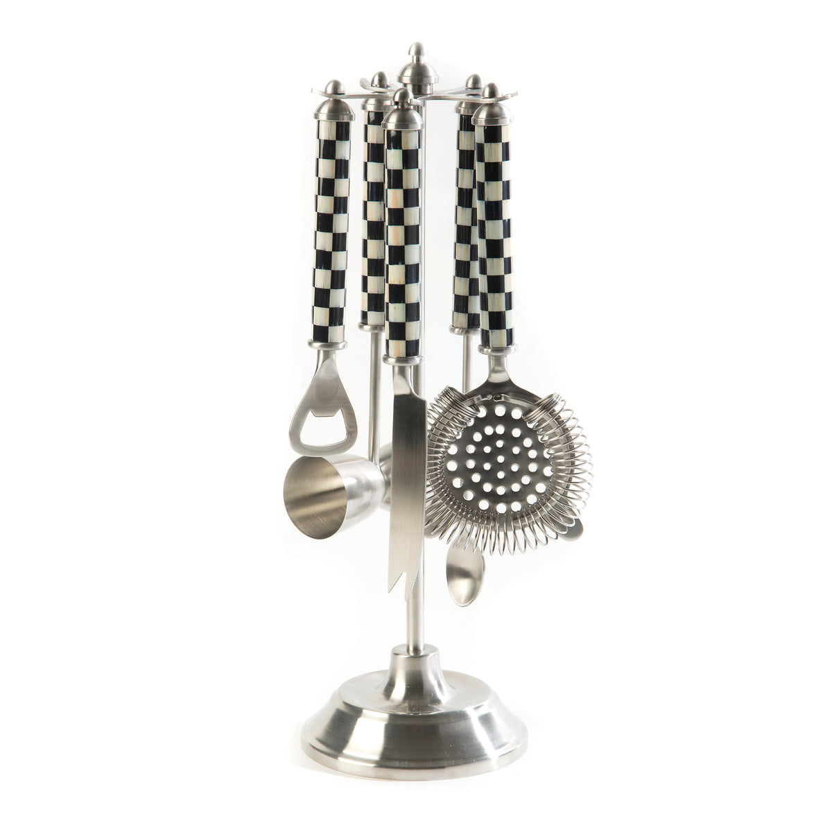 3260 Bar Tool Set - Courtly Check