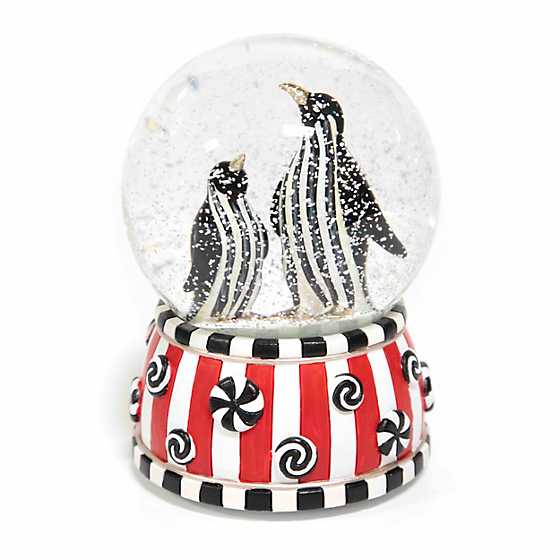 Checkmate Penguin Snow Globe