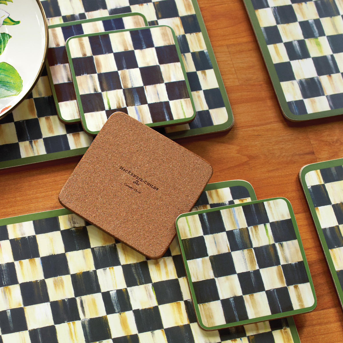 Cork Back Coasters - Set of 4