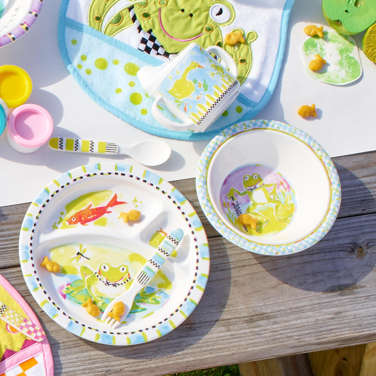 Toddler.s Dinnerware Set - Frog