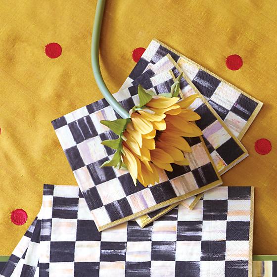 Courtly Check Paper Napkins - Cocktail