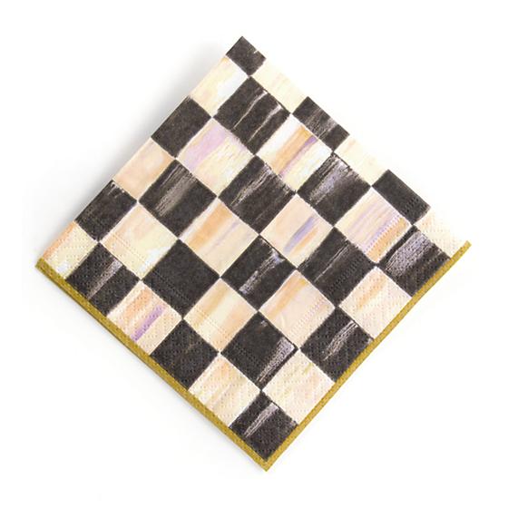 Courtly Check Paper Napkins - Cocktail