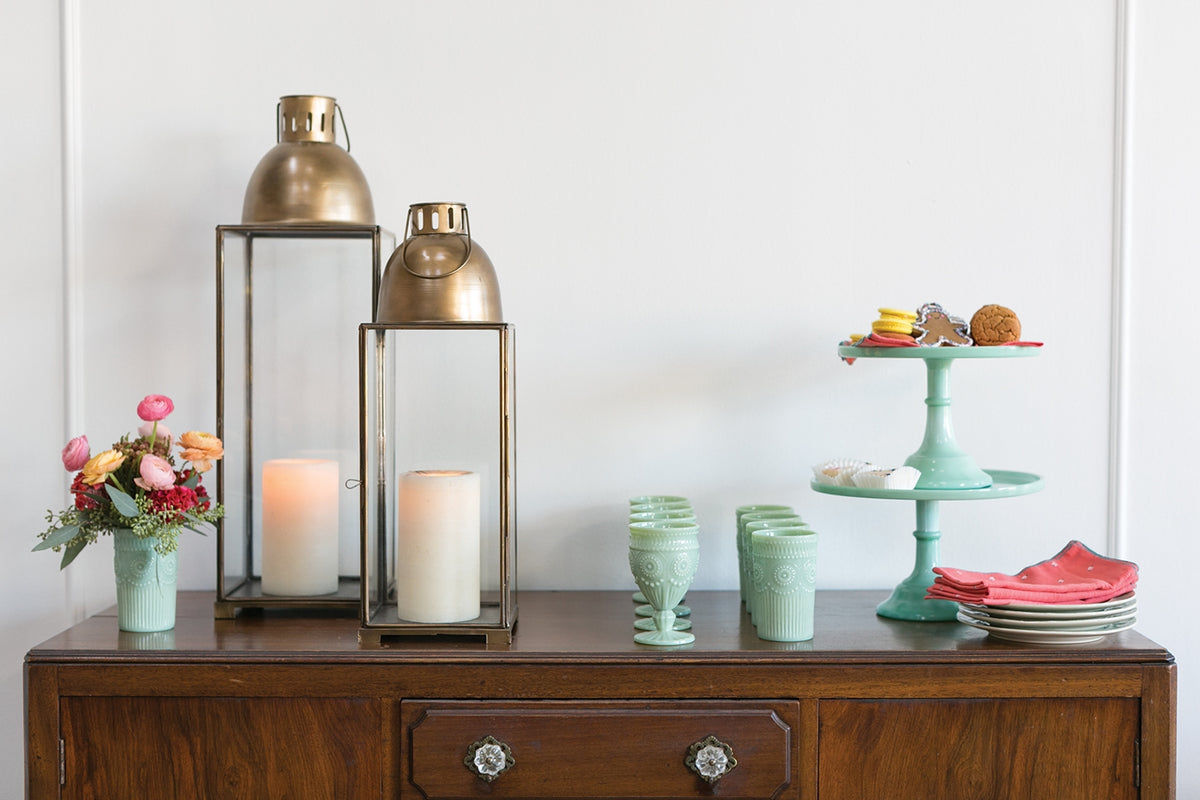 Zelana Cake Plate - Jade