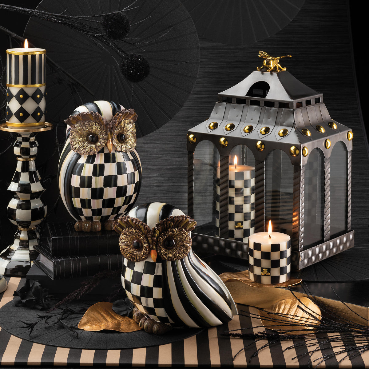 Courtly Stripe Owl
