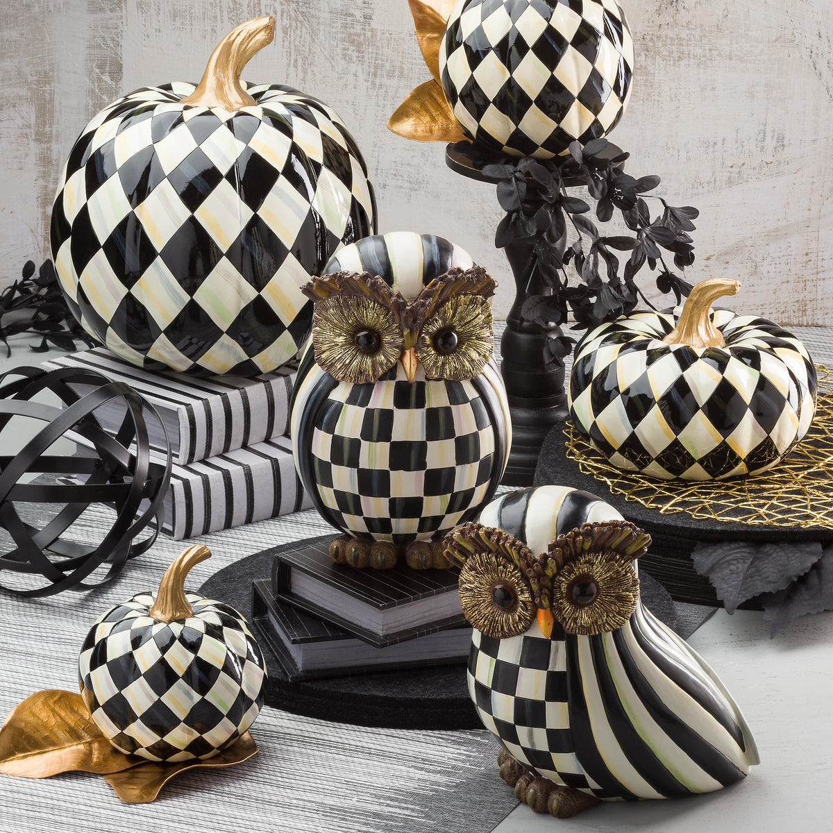 Courtly Stripe Owl