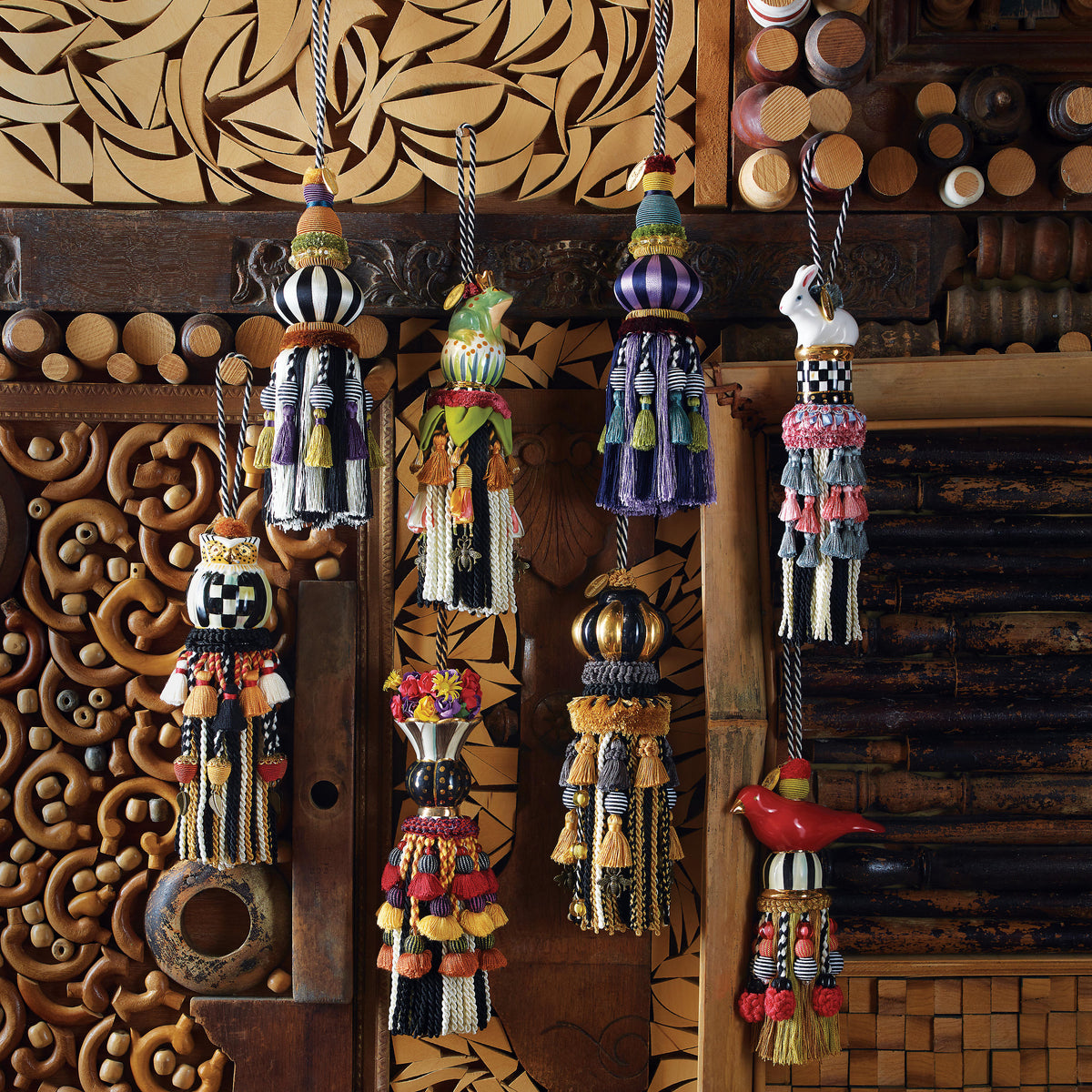 Rabbit Tassel - Courtly Check