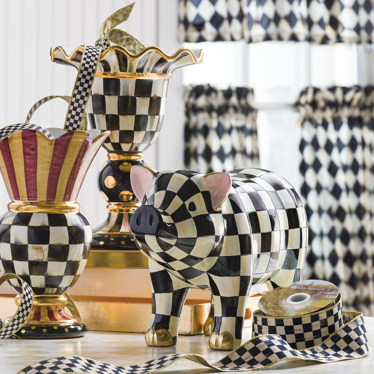 Courtly Check 2" Ribbon