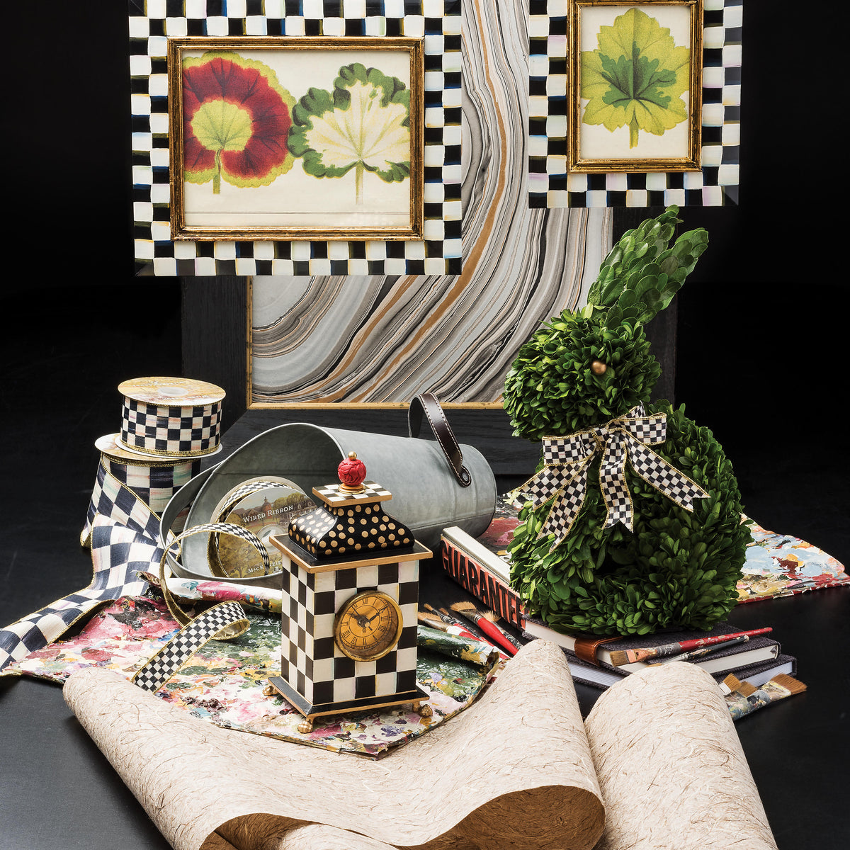 Courtly Check 1" Ribbon