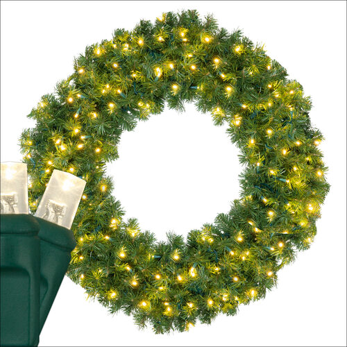 48" Olympia Pine Pre Lit  LED Holiday Wreath