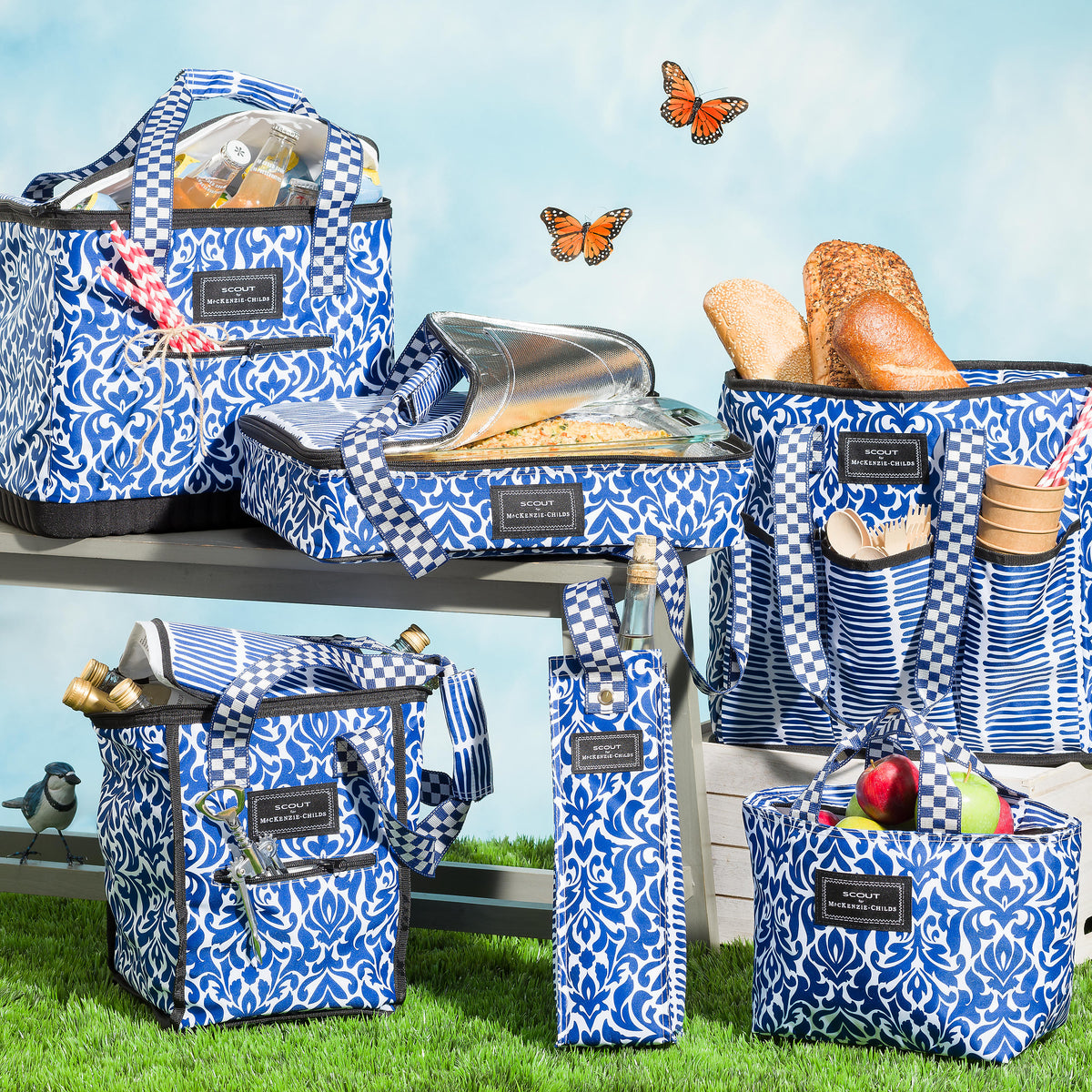 The Out to Lunch Tote - Royal