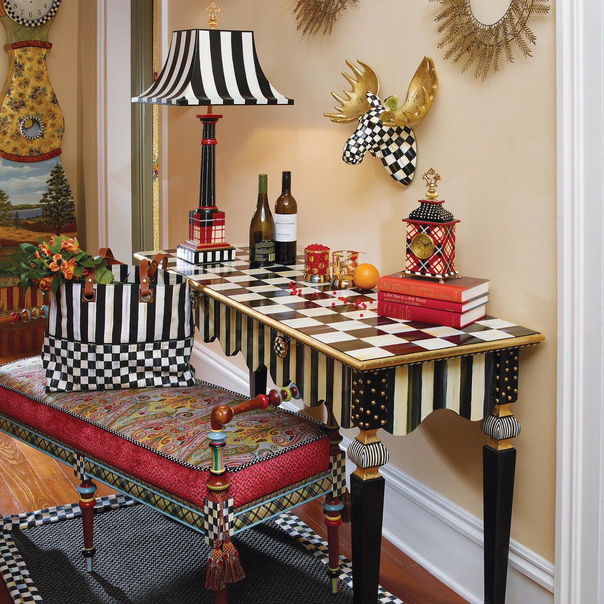 Courtly Check Bistro Tote