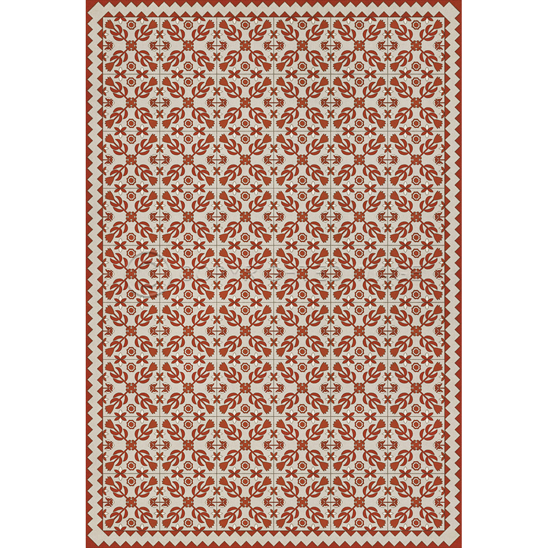 Floral Quilt This Old Village 70x102