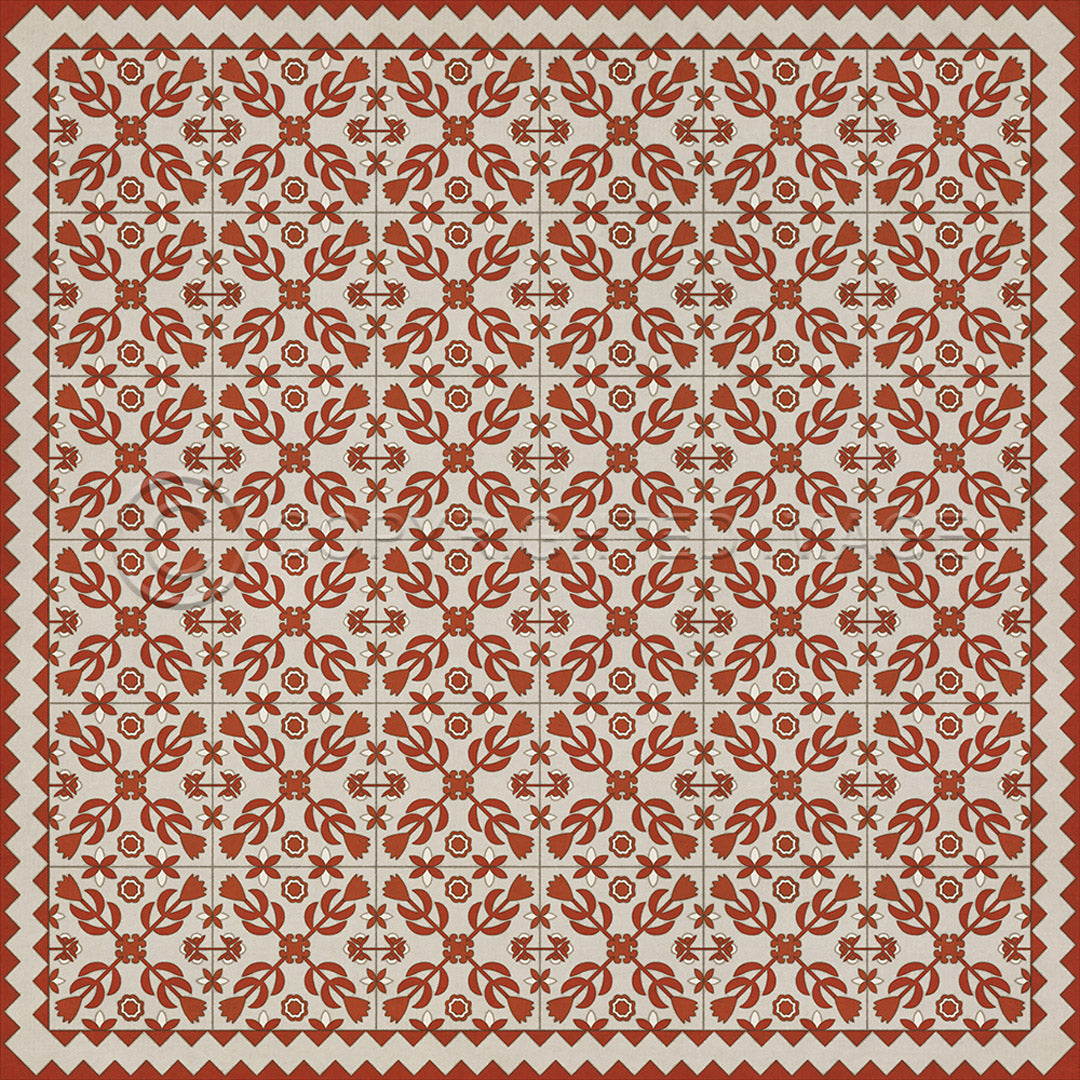 Floral Quilt This Old Village 60x60