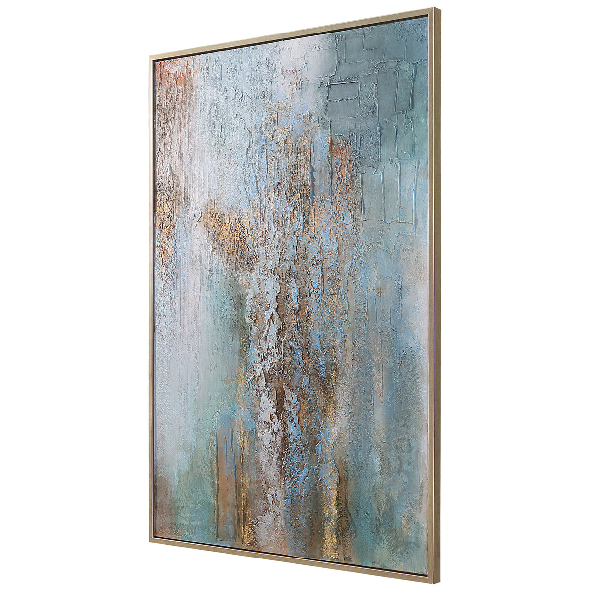 Rendezvous Hand Painted Abstract Art