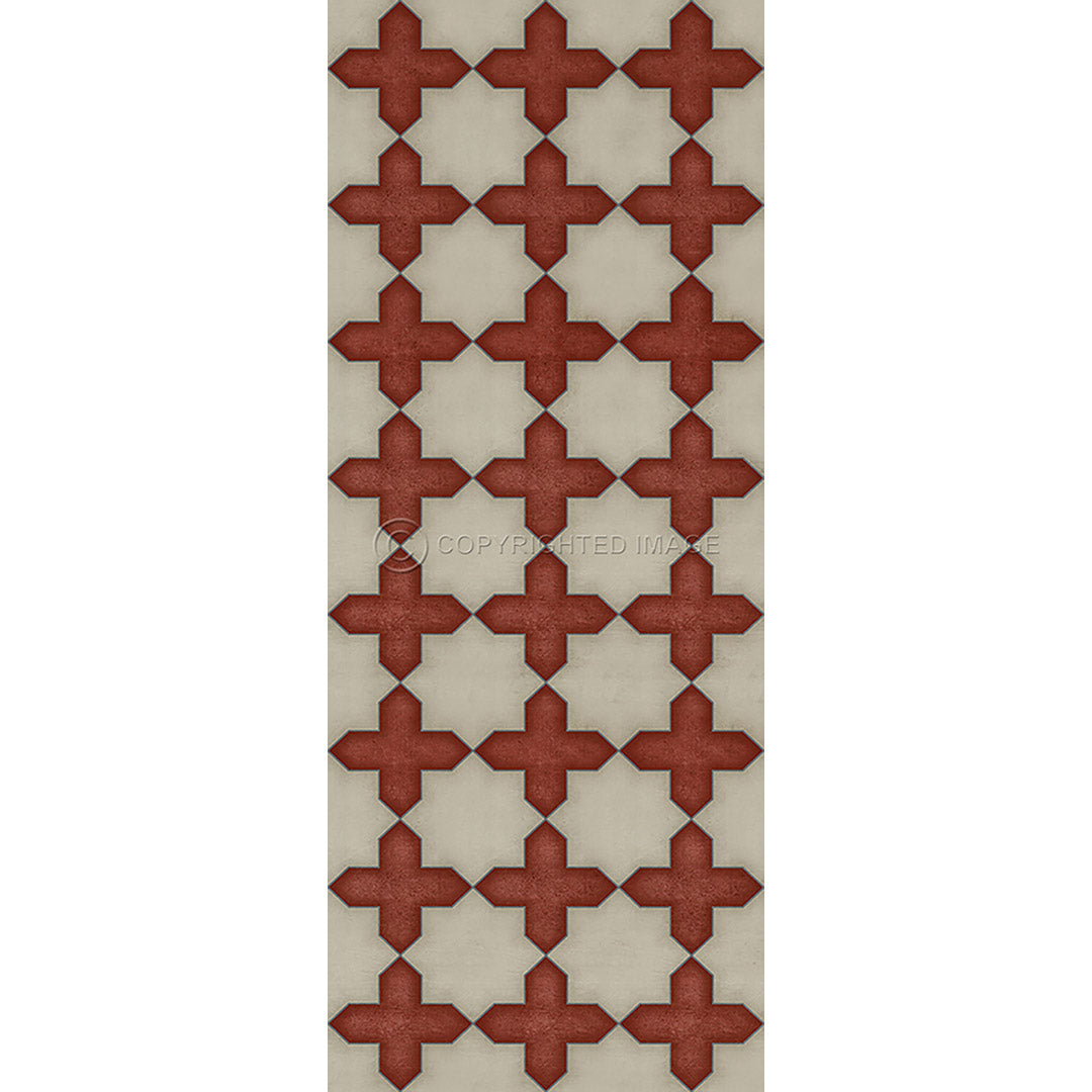 Pattern 23 Dressed in Scarlet      36x90