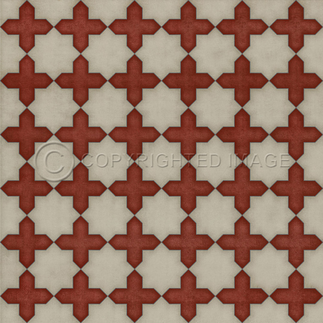 Pattern 23 Dressed in Scarlet      72x72