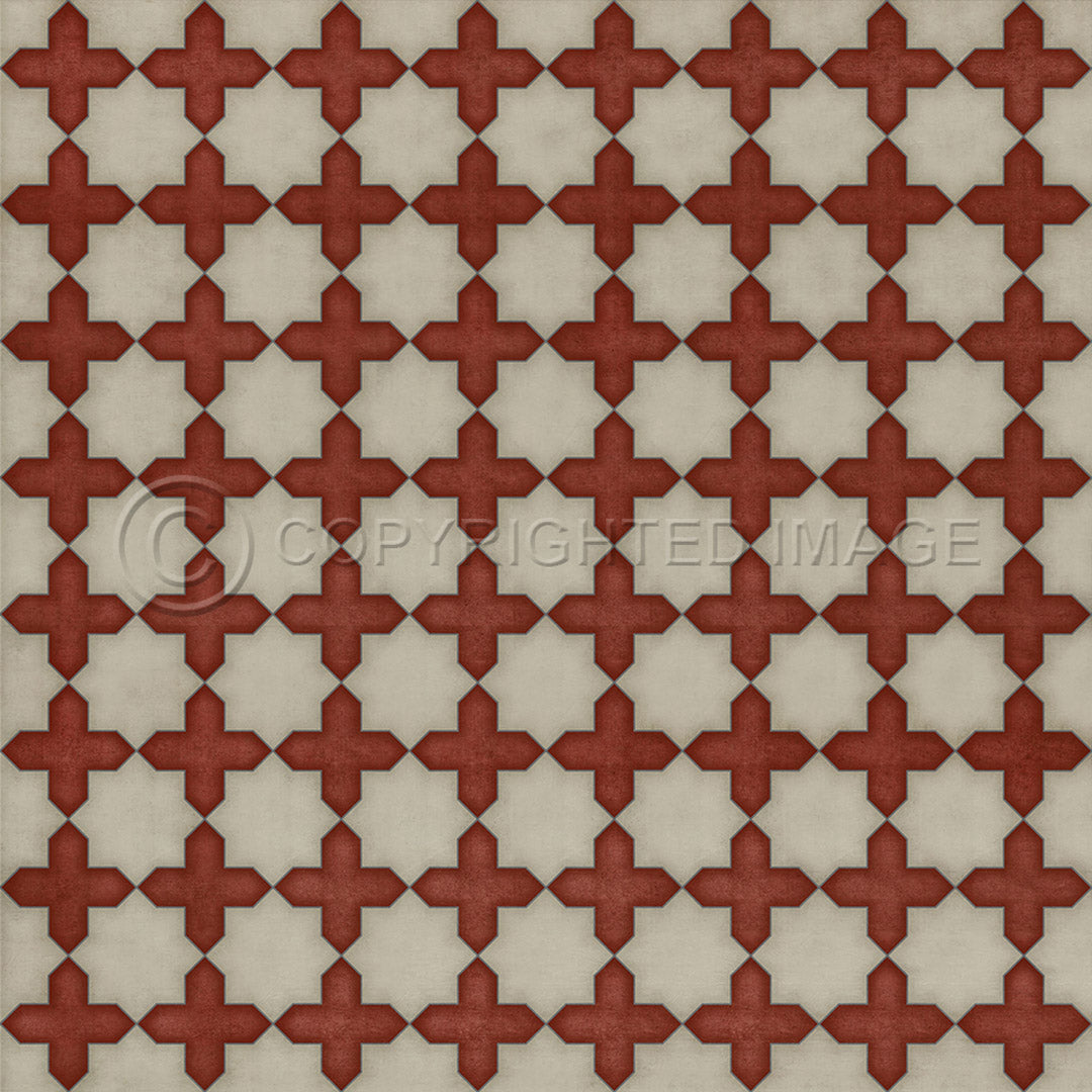 Pattern 23 Dressed in Scarlet      120x120