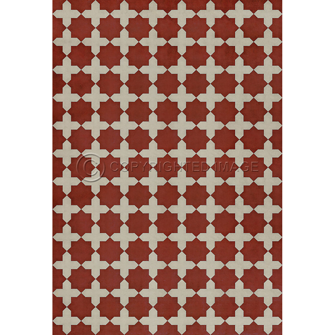 Pattern 23 Red Like Crimson      96x140