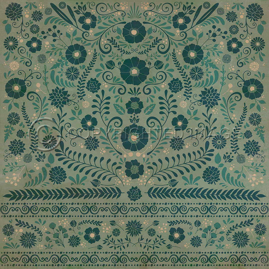 Pattern 36 A few Flowers at his feet   96x96