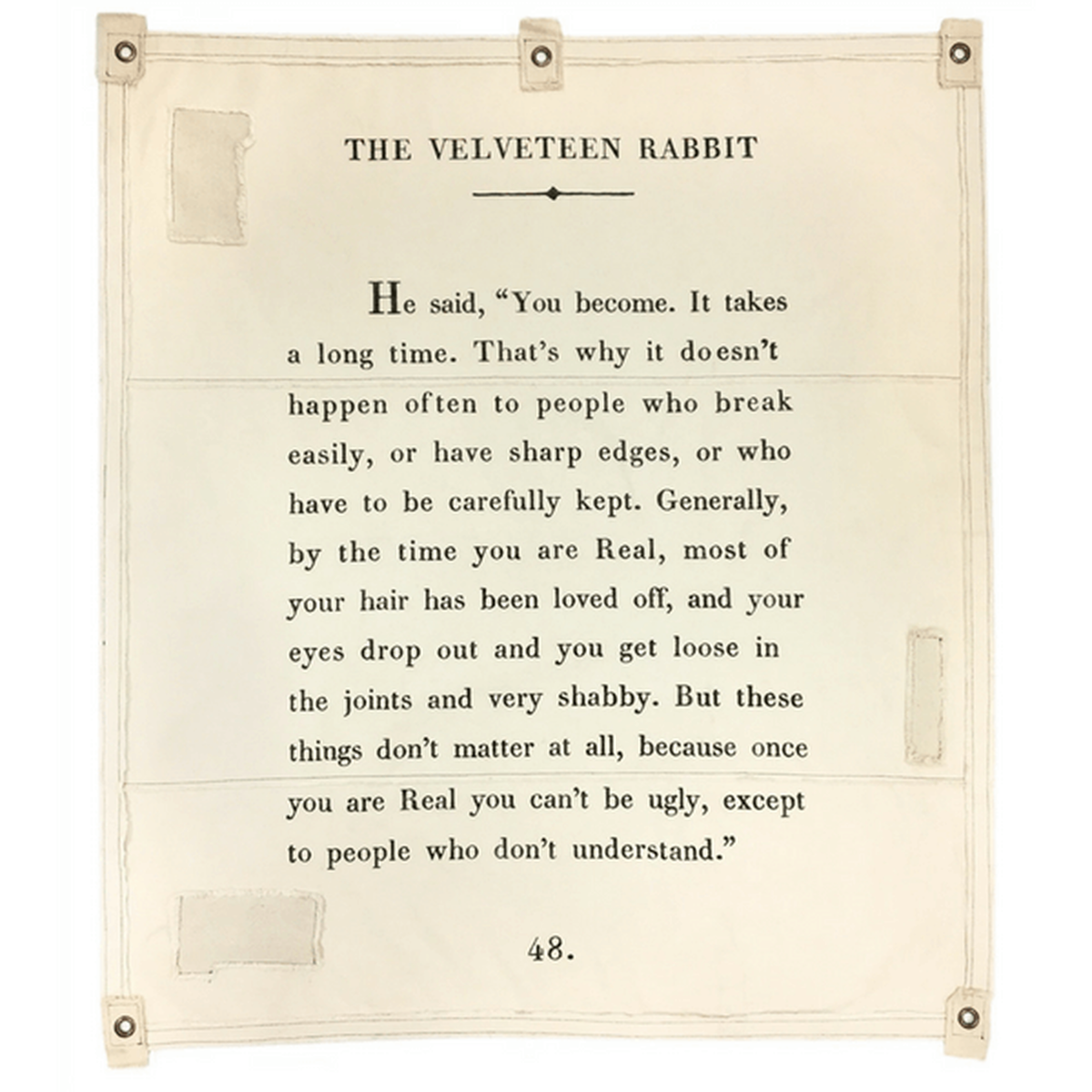 Wall Tarp - Velveteen Rabbit
