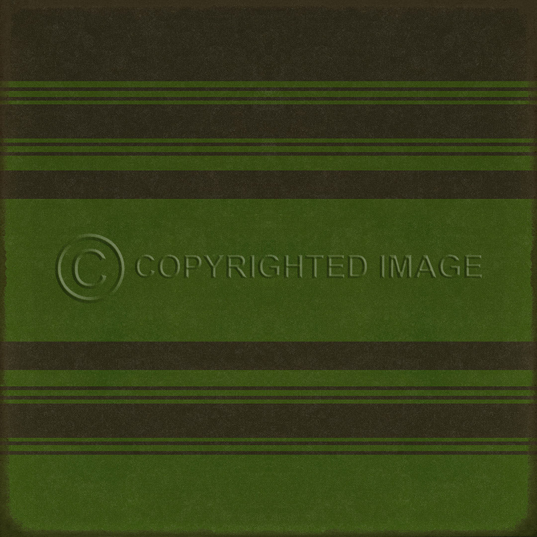 Pattern 50 Organic Stripes Black and Green    36x36