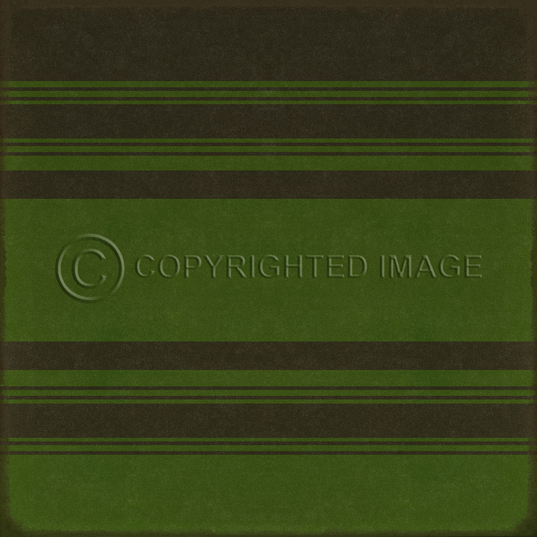 Pattern 50 Organic Stripes Black and Green    60x60