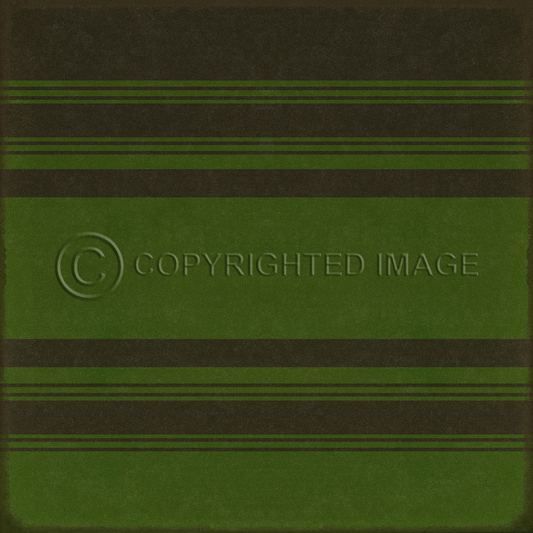 Pattern 50 Organic Stripes Black and Green    72x72