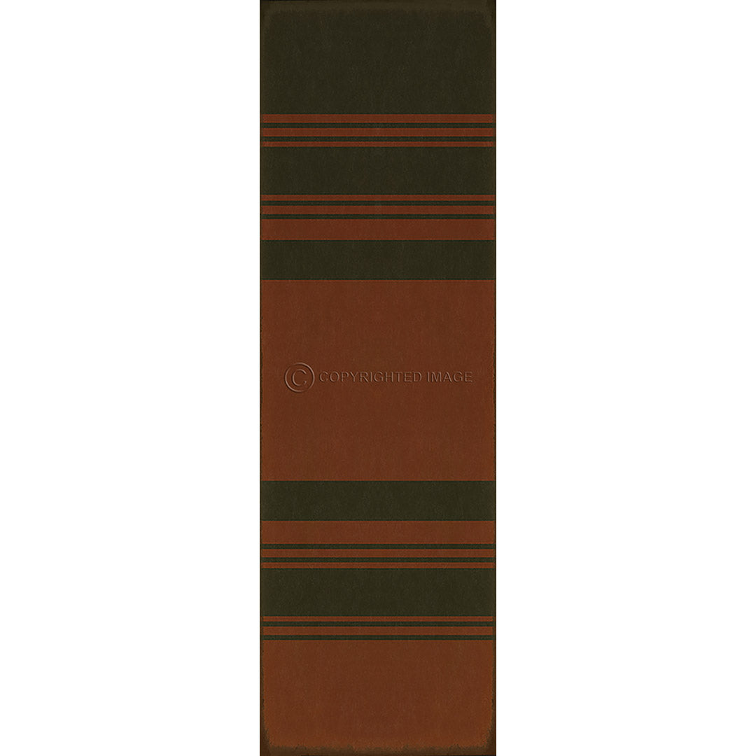 Pattern 50 Organic Stripes Black and Red    36x115